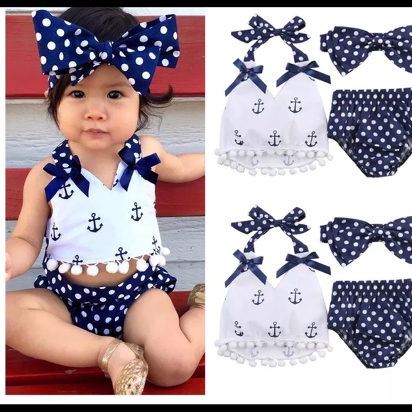 NWT 3pc sailor outfit - Picture 2 of 8